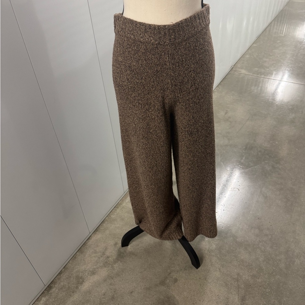 Zara Brown Ankle Cropped Pants